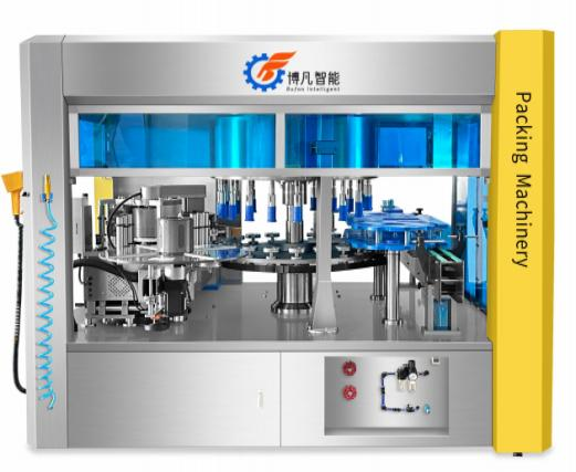 高速圆瓶热熔胶贴标机