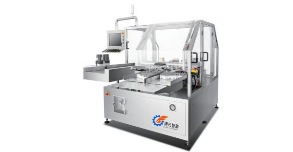 回转立式圆瓶不干胶贴标机